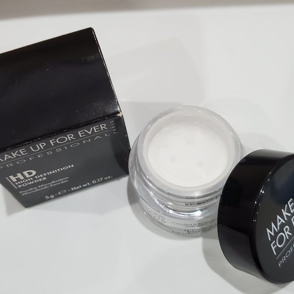 💖NEW MAKE UP FOR EVER $77 SET: HD Kabuki Brush + HD High Definition Powder  NEW - Picture 14 of 15